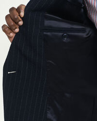 Slim Fit Seersucker Club Sakko mit Streifen