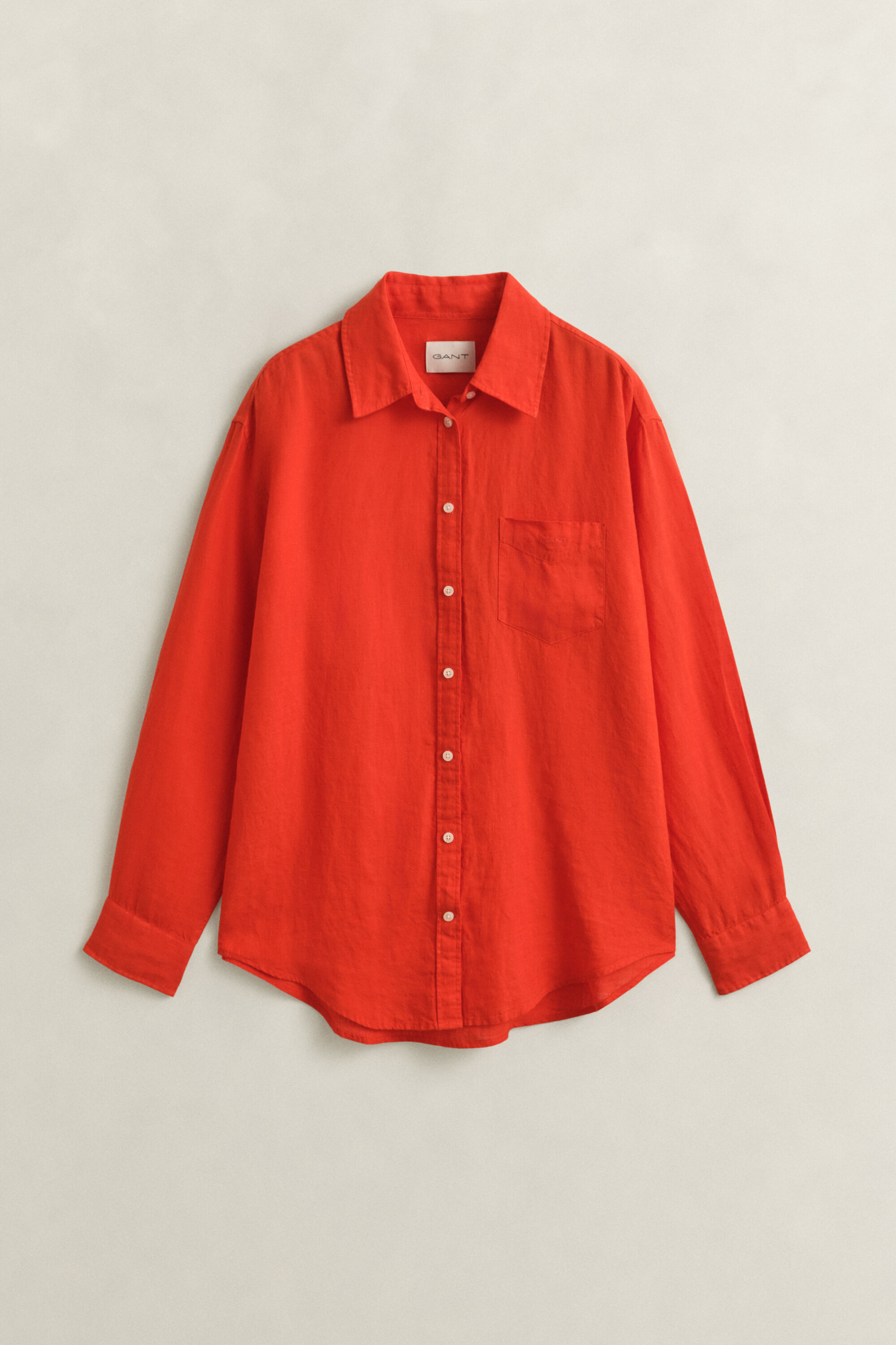 Relaxed Fit Leinen Bluse