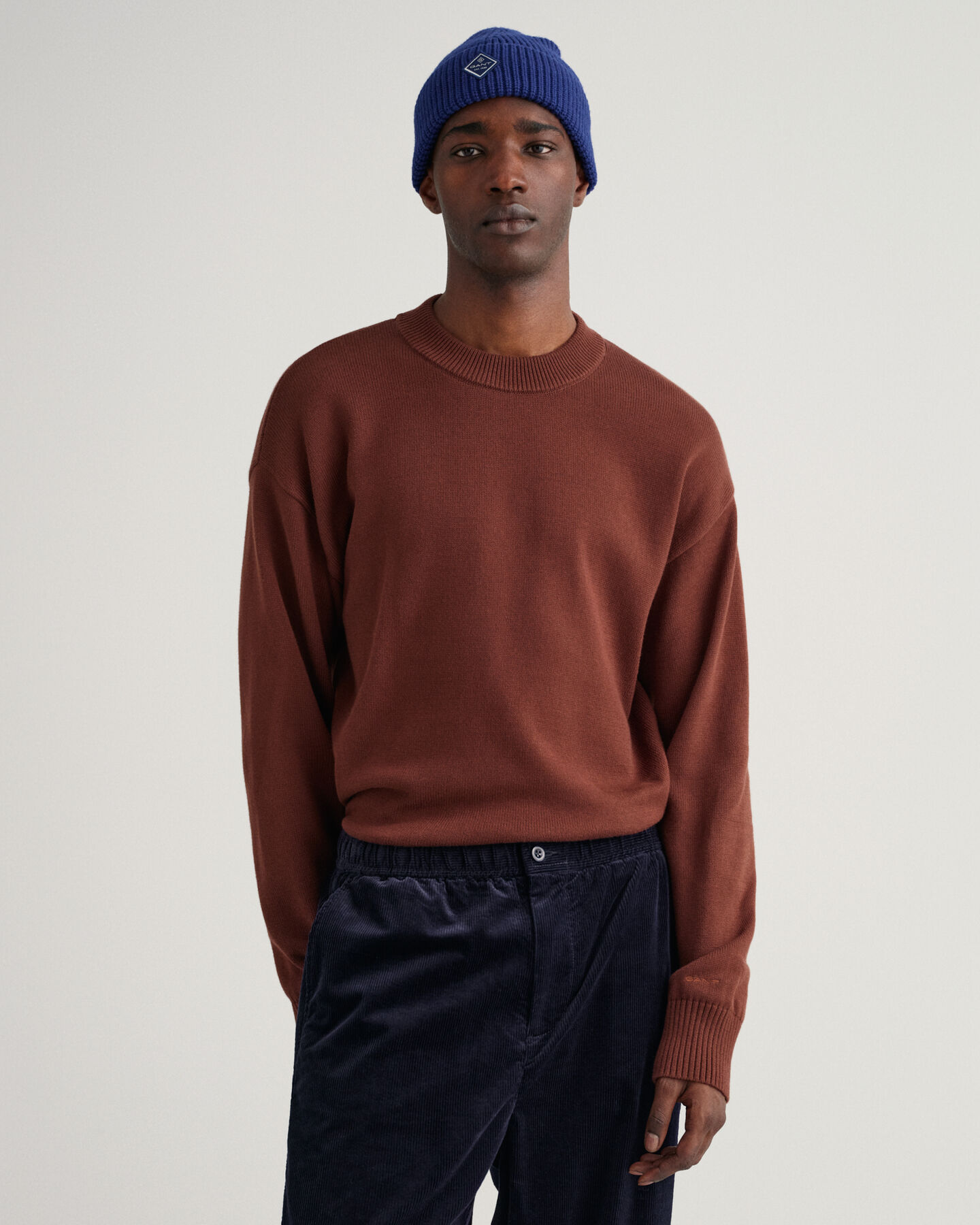 Rundhalspullover aus Supima Baumwolle