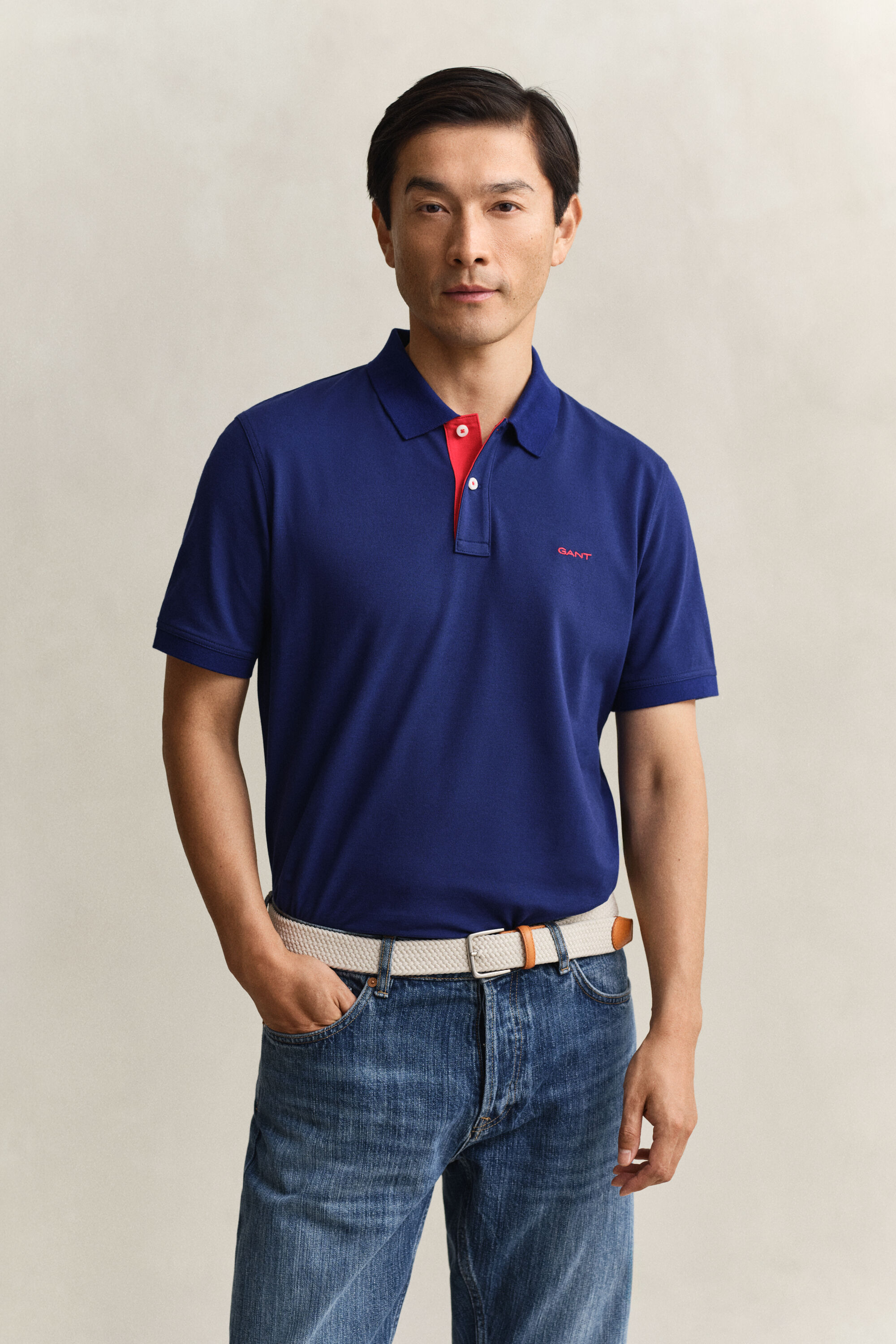 Kontrast Piqué Poloshirt