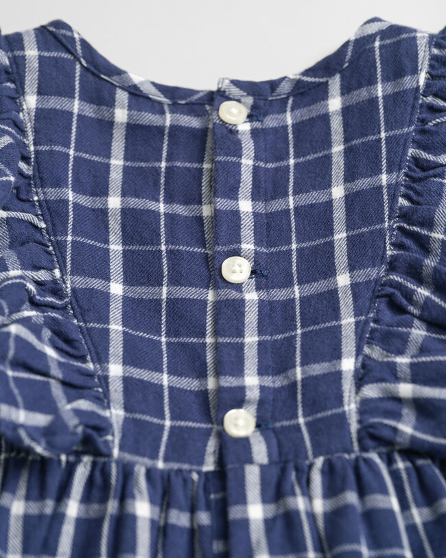 Baby Girls Flanell Rüschenkleid mit Karomuster