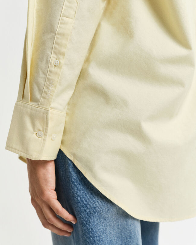 Oversized Fit Oxford-Bluse