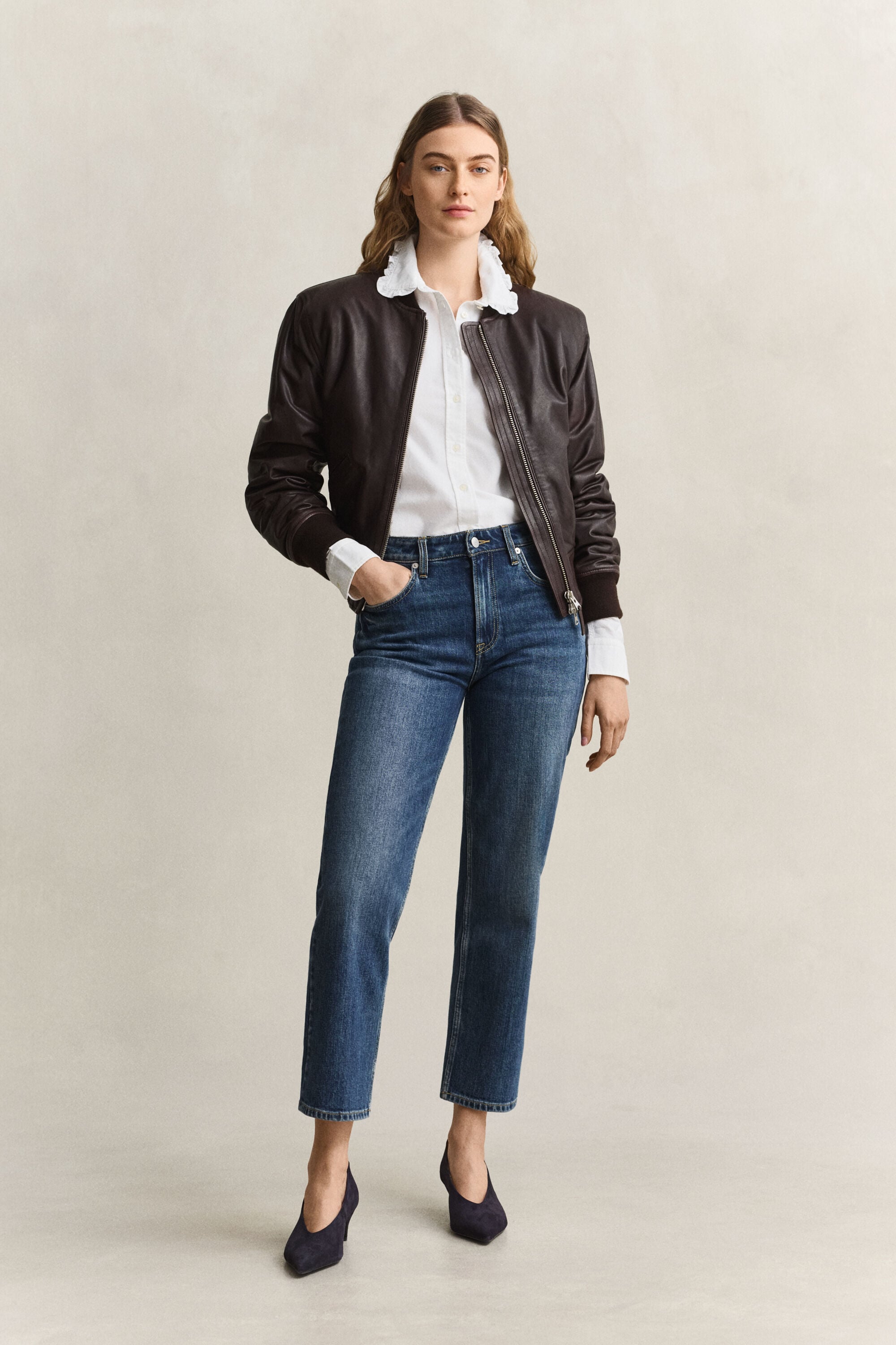 Frilly Classic Oxford Shirt