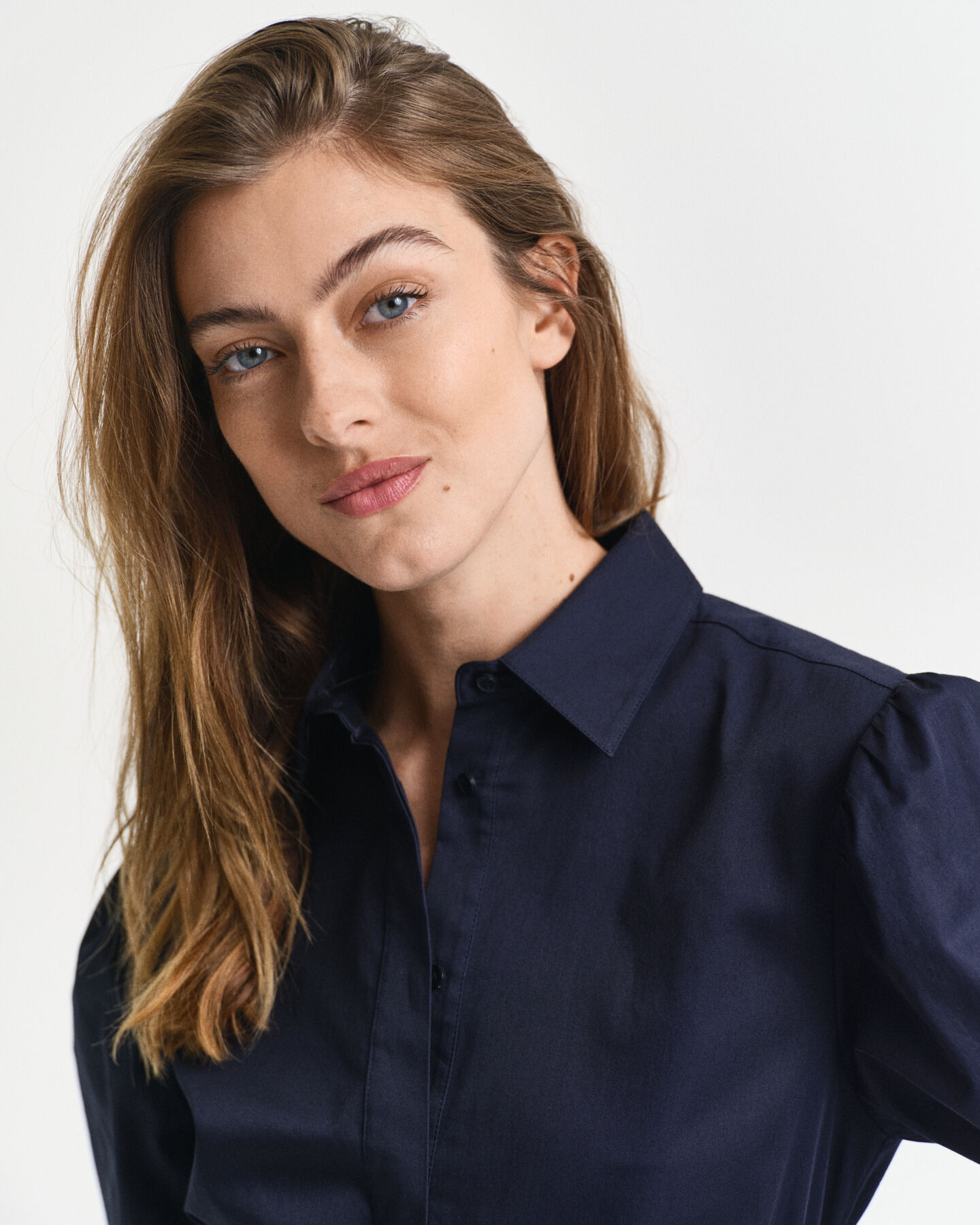 Kleid aus Baumwoll-Satin