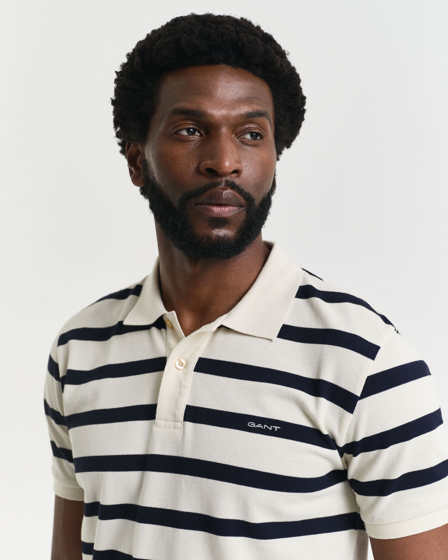 Poloshirt mit Streifen