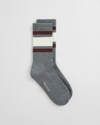 Gestreifte Sportsocken