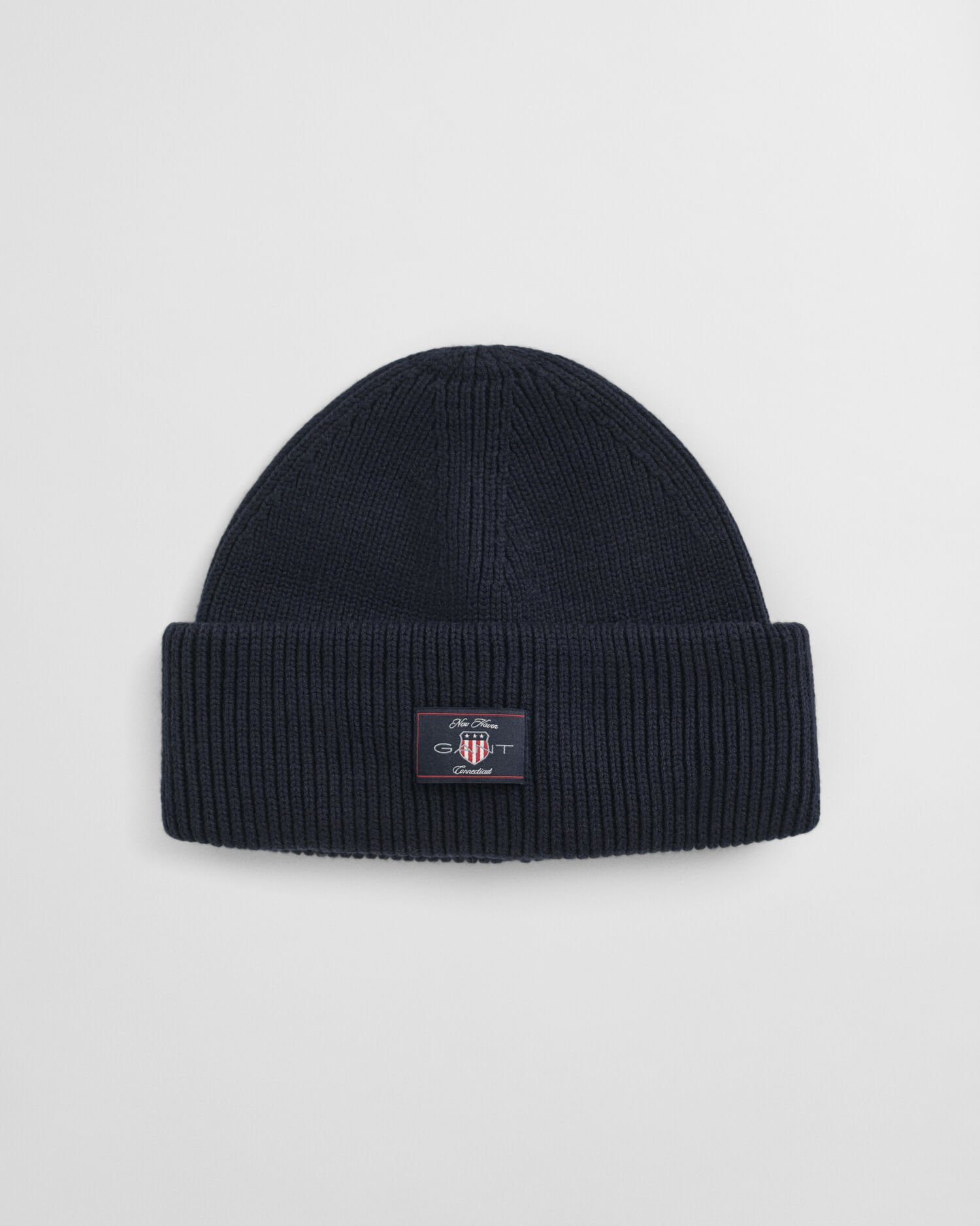 Ribbed Cotton Blend Beanie