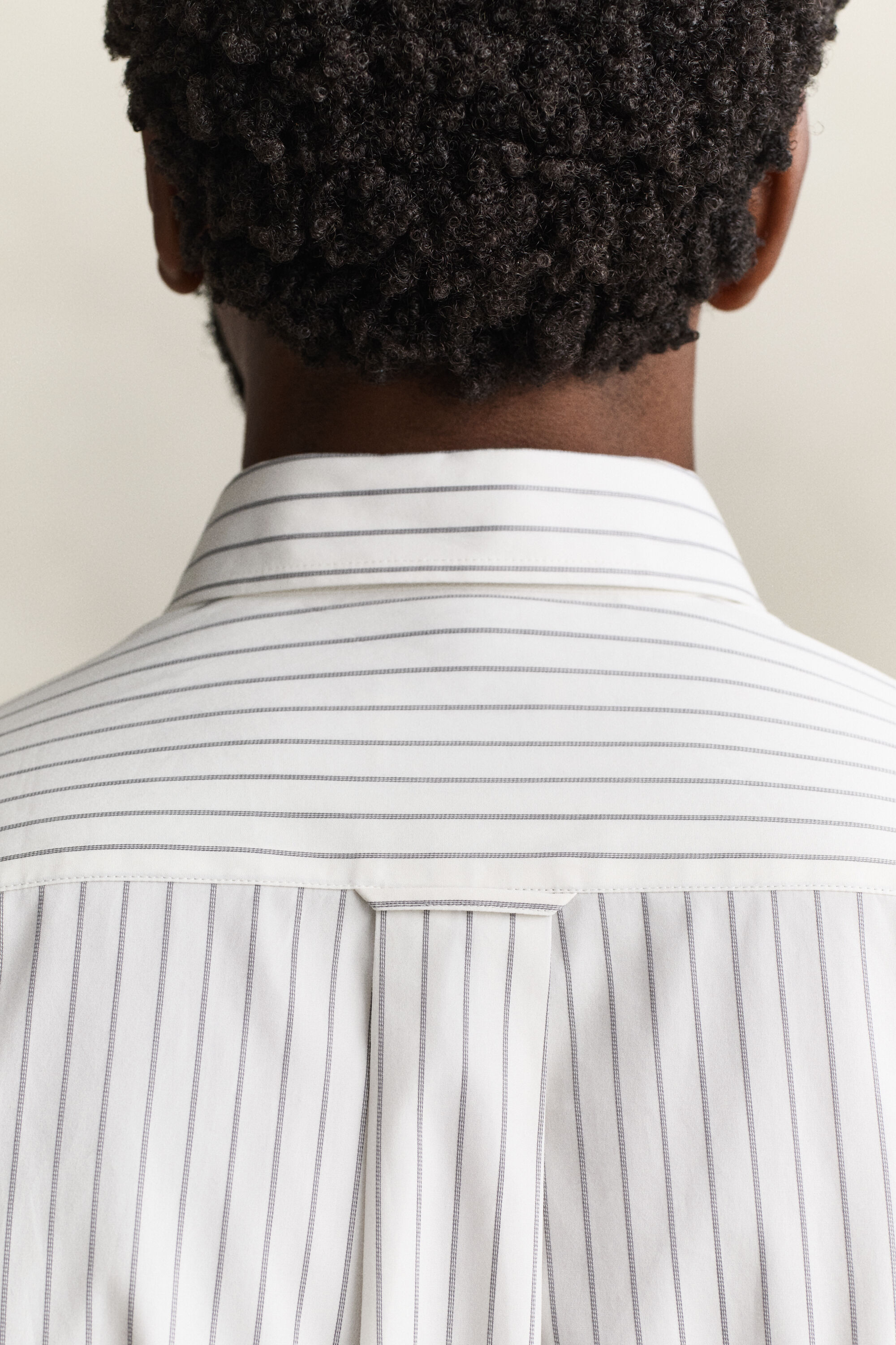 Chemise à rayures tennis dobby