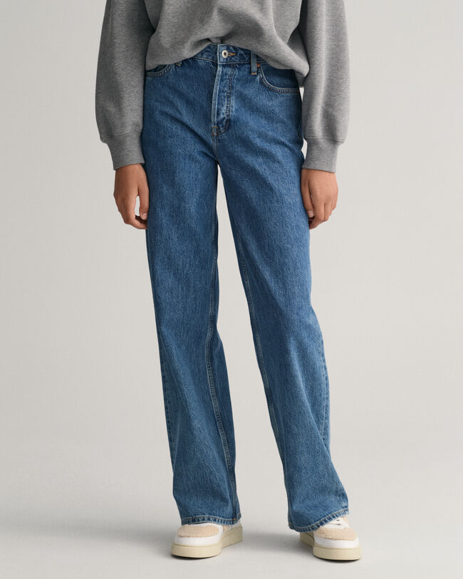 Relaxed Fit Jeans mit geradem Bein