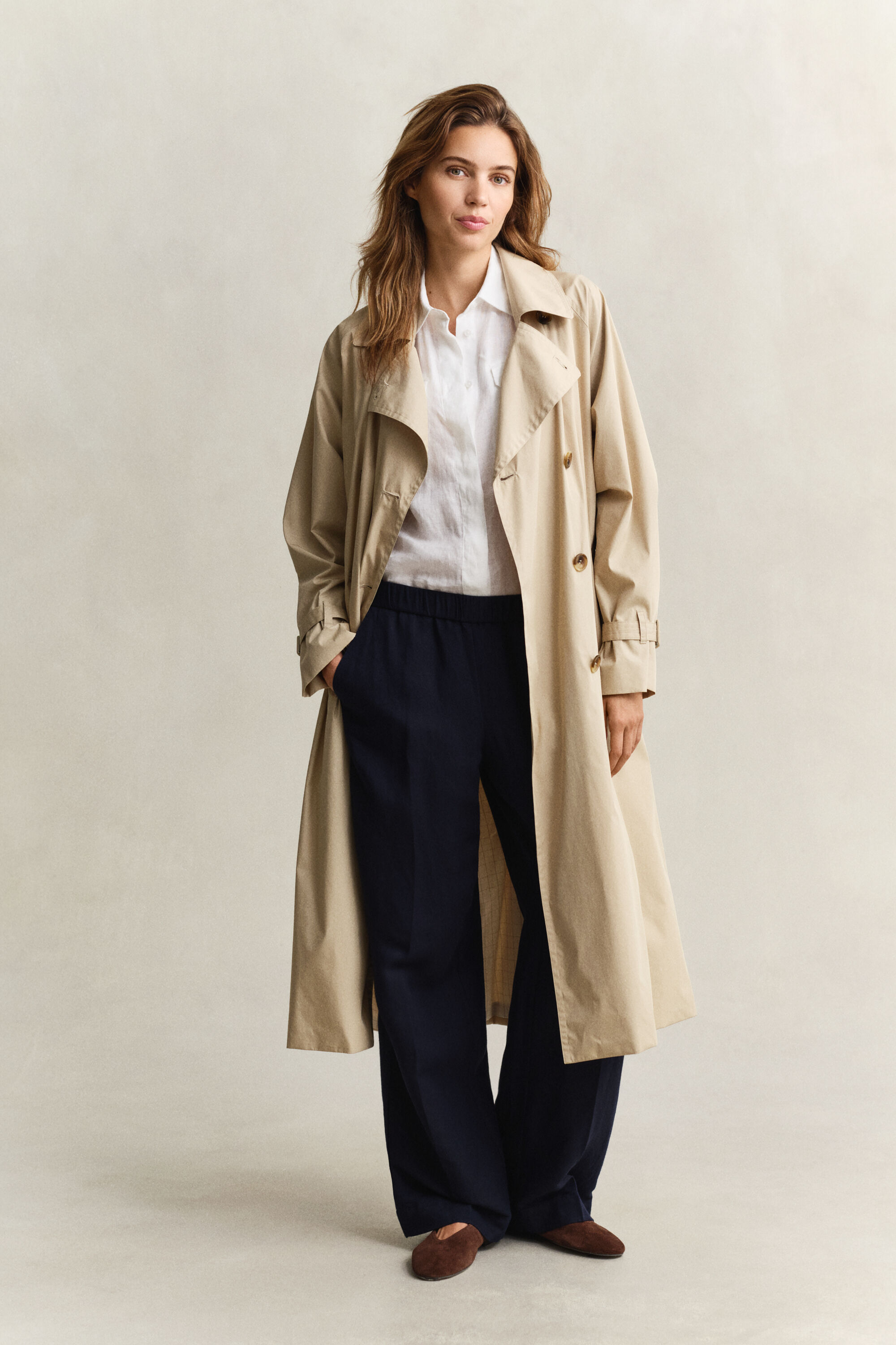 Pantaloni in misto lino