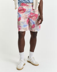 Relaxed Fit Shorts mit Resort-Print