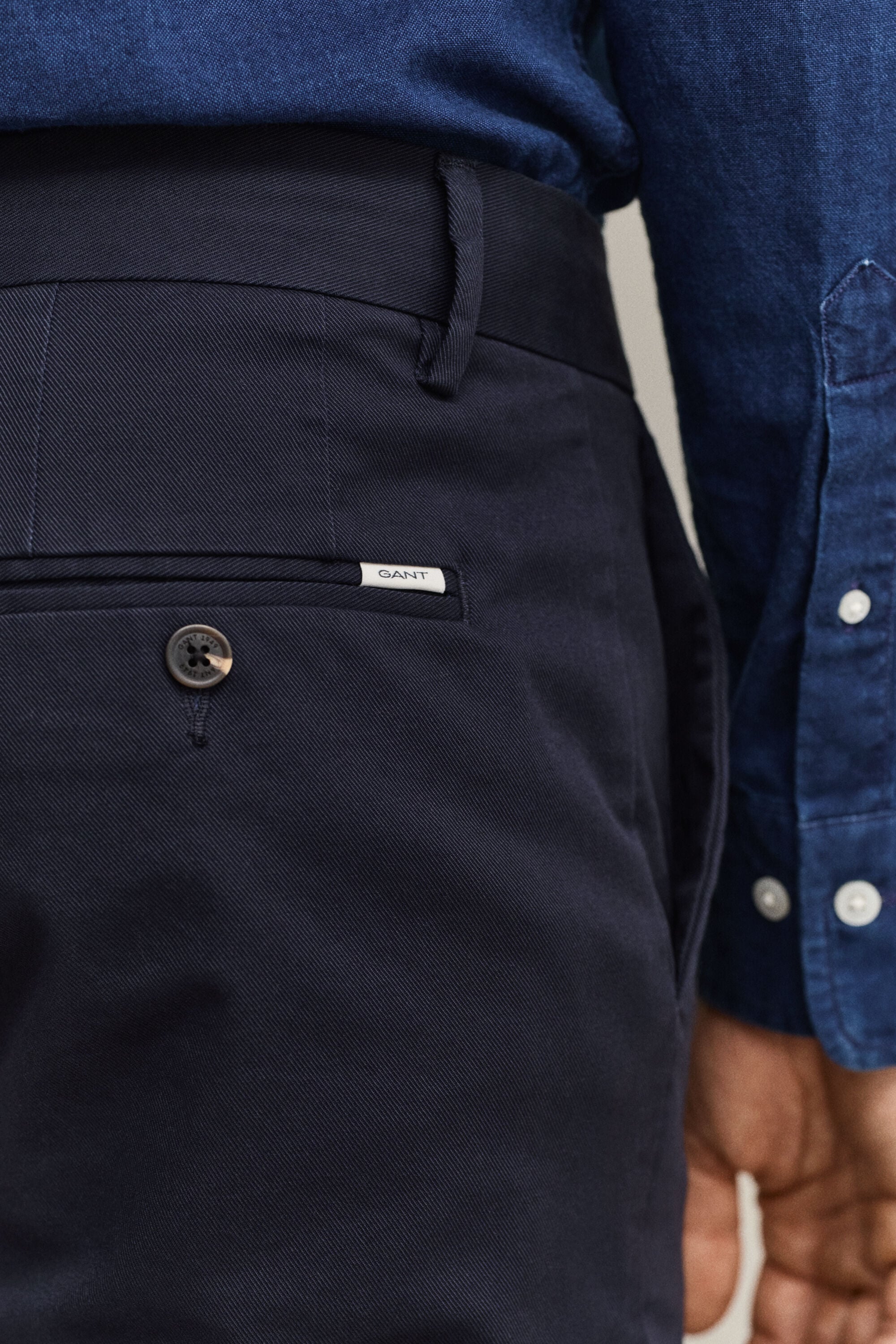 Elegante Slim Fit Chinohose