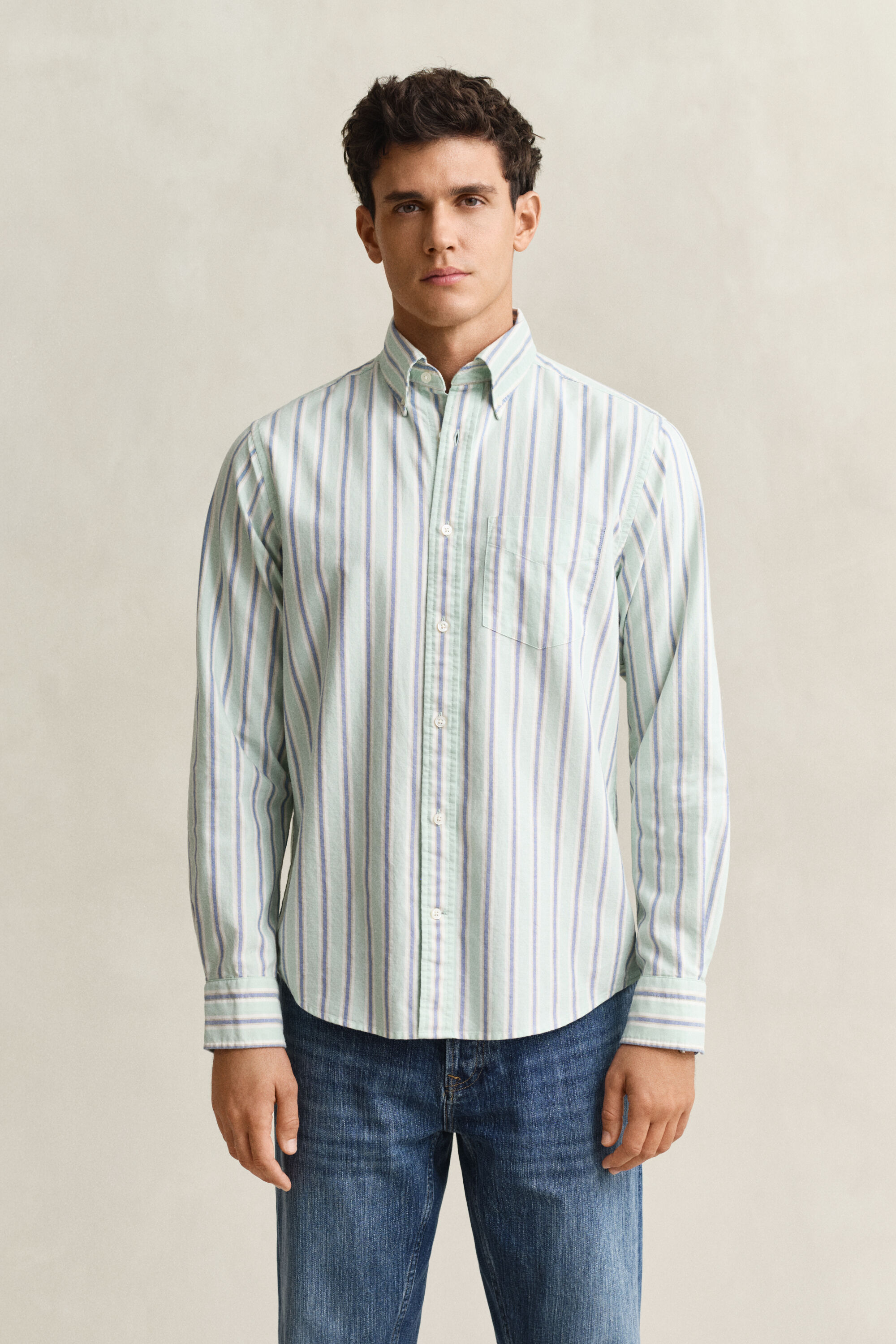 Camicia Oxford Archive a righe