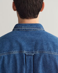 Oversized Denim Twill-Hemd