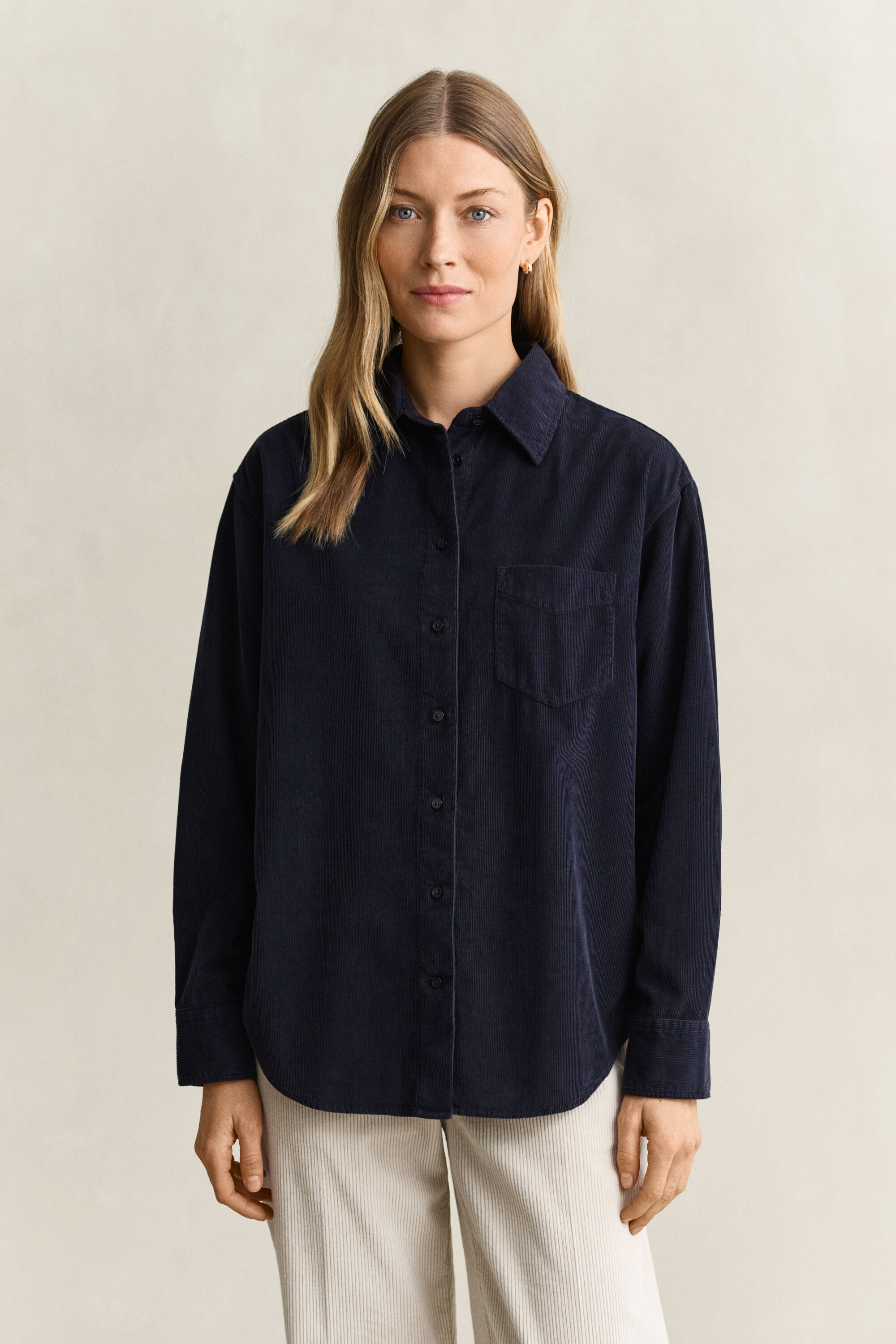 Camicia in velluto a coste relaxed