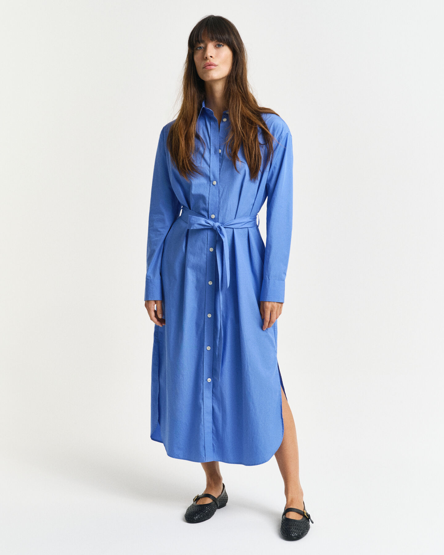 Popeline Hemdblusenkleid