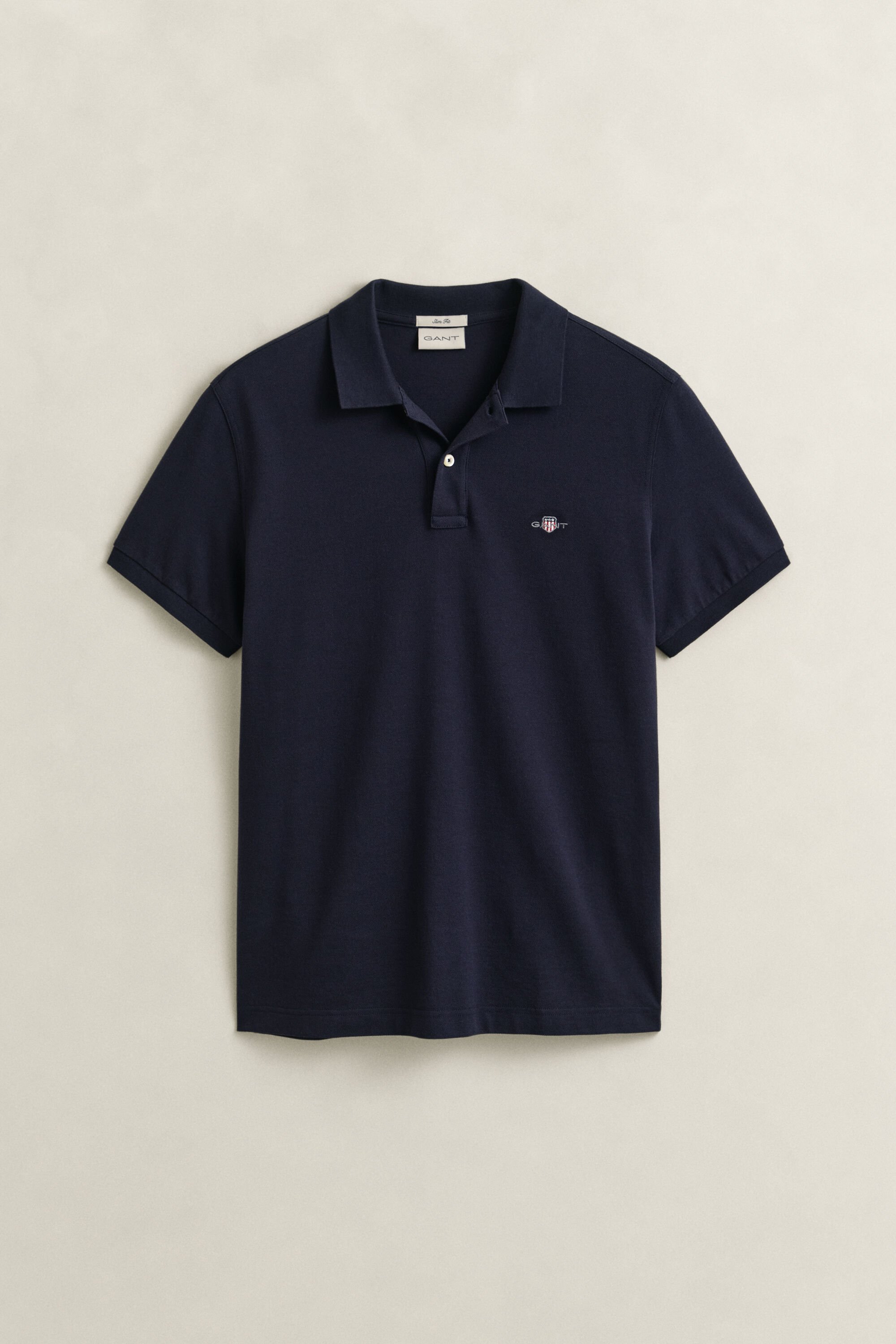 Polo Shield in piqué slim fit