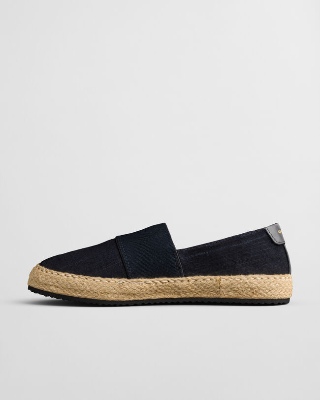 Raffiaville Espadrille aus Leinen