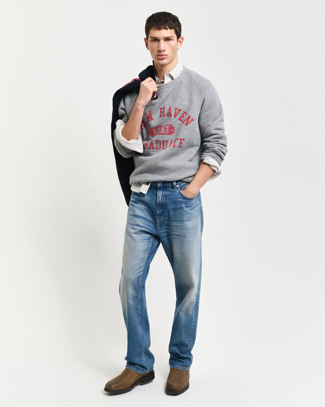 Graphic Rundhals-Sweatshirt