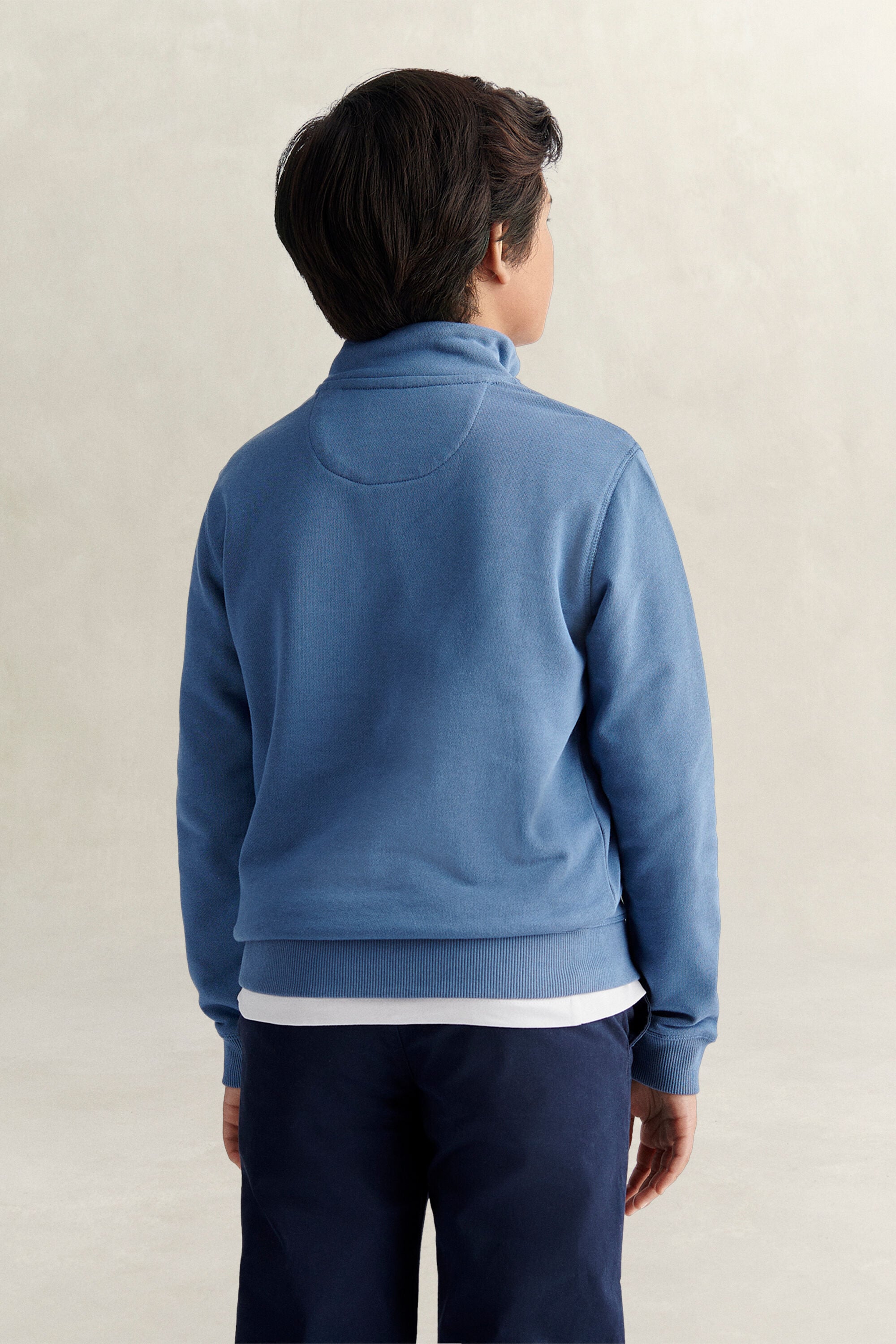 Felpa Shield con zip corta Teen Boys