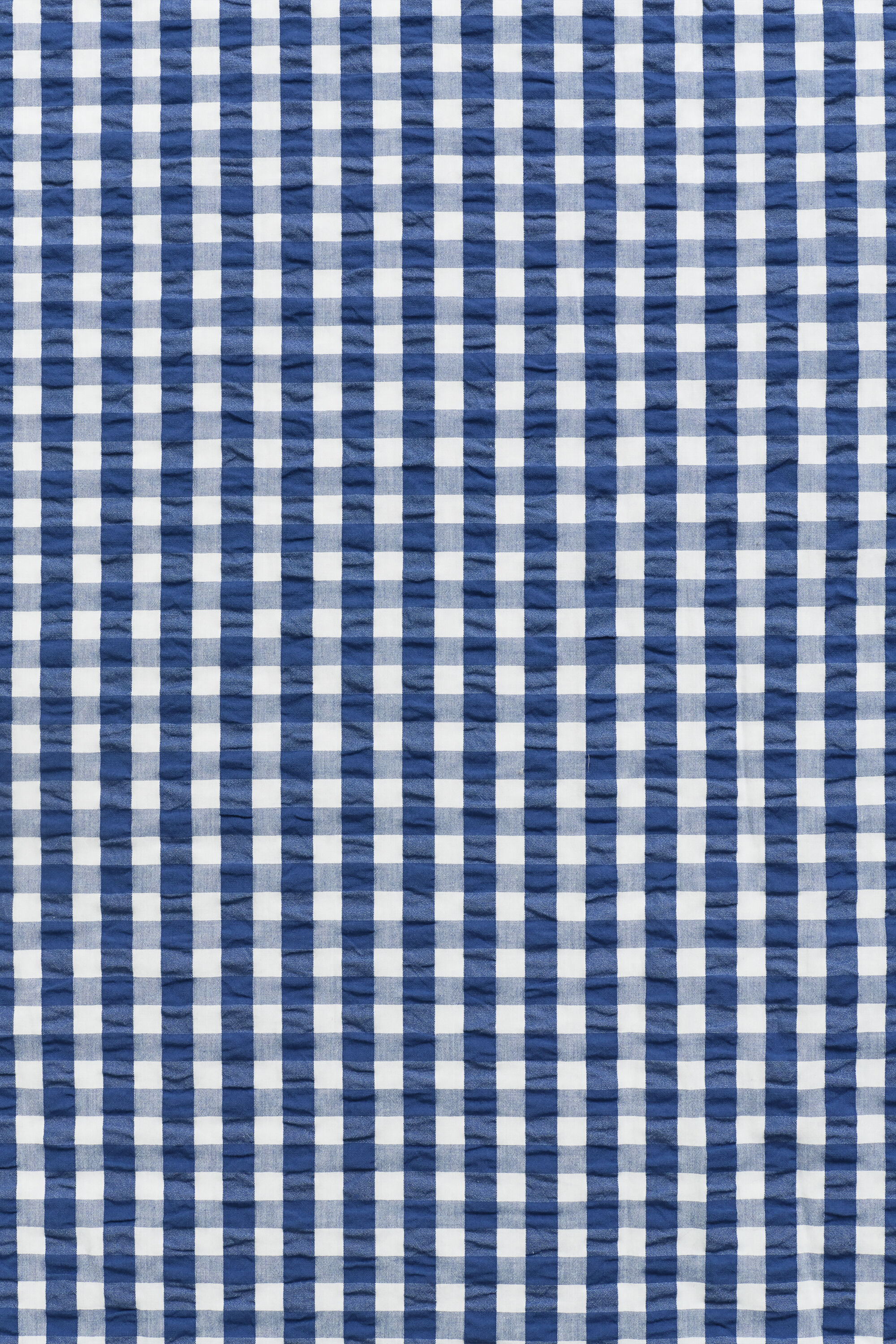 Seersucker Einzelbettbezug mit Karomuster