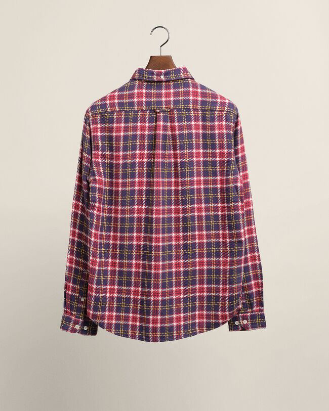 Wrangler x GANT Regular Fit Twillhemd mit Tartan-Muster
