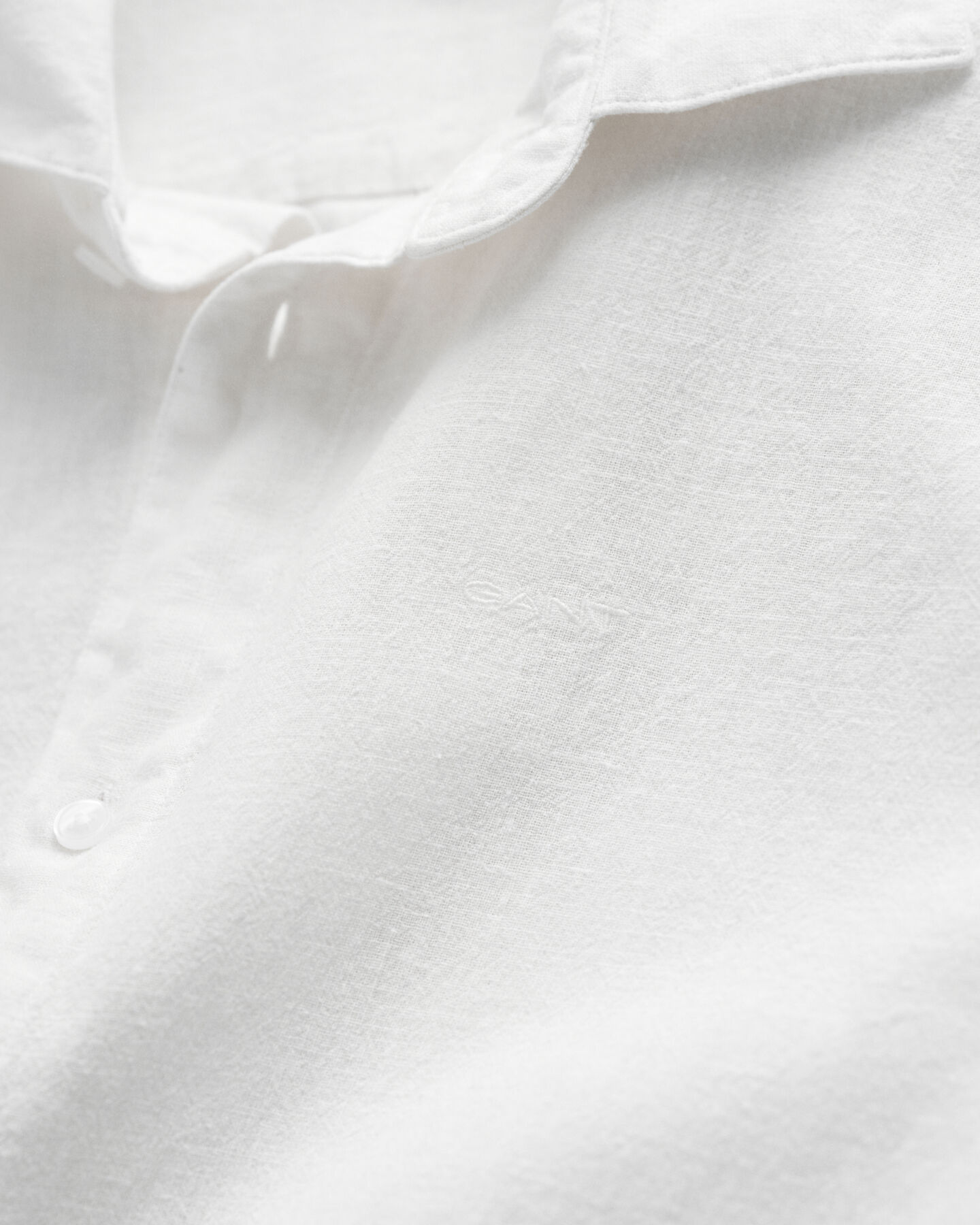 Teens Kurzarmhemd aus Baumwolle und Leinen