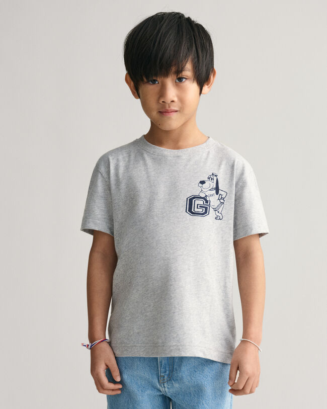 Kids T-Shirt mit G-Hunde-Print