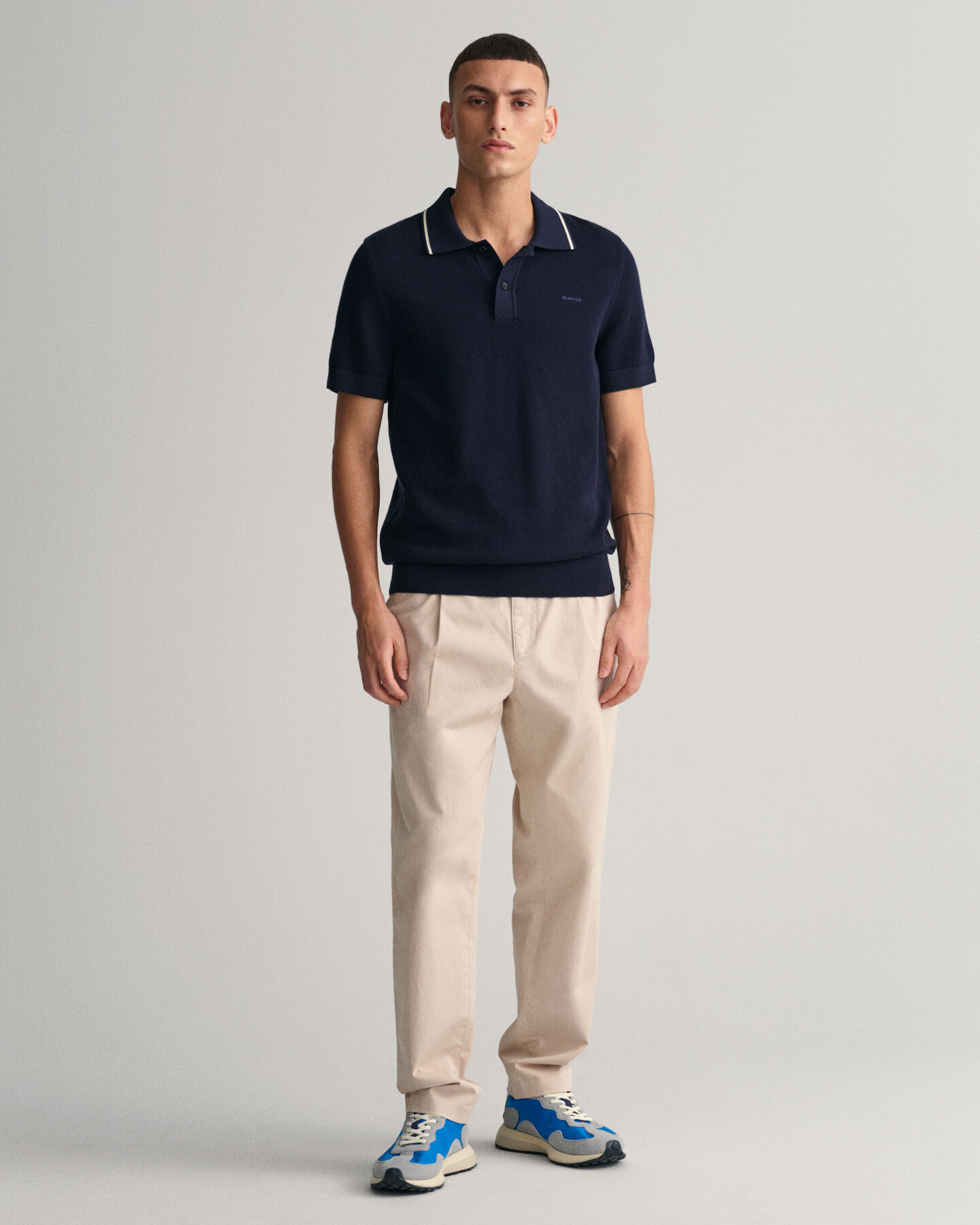 Baumwoll Piqué Poloshirt