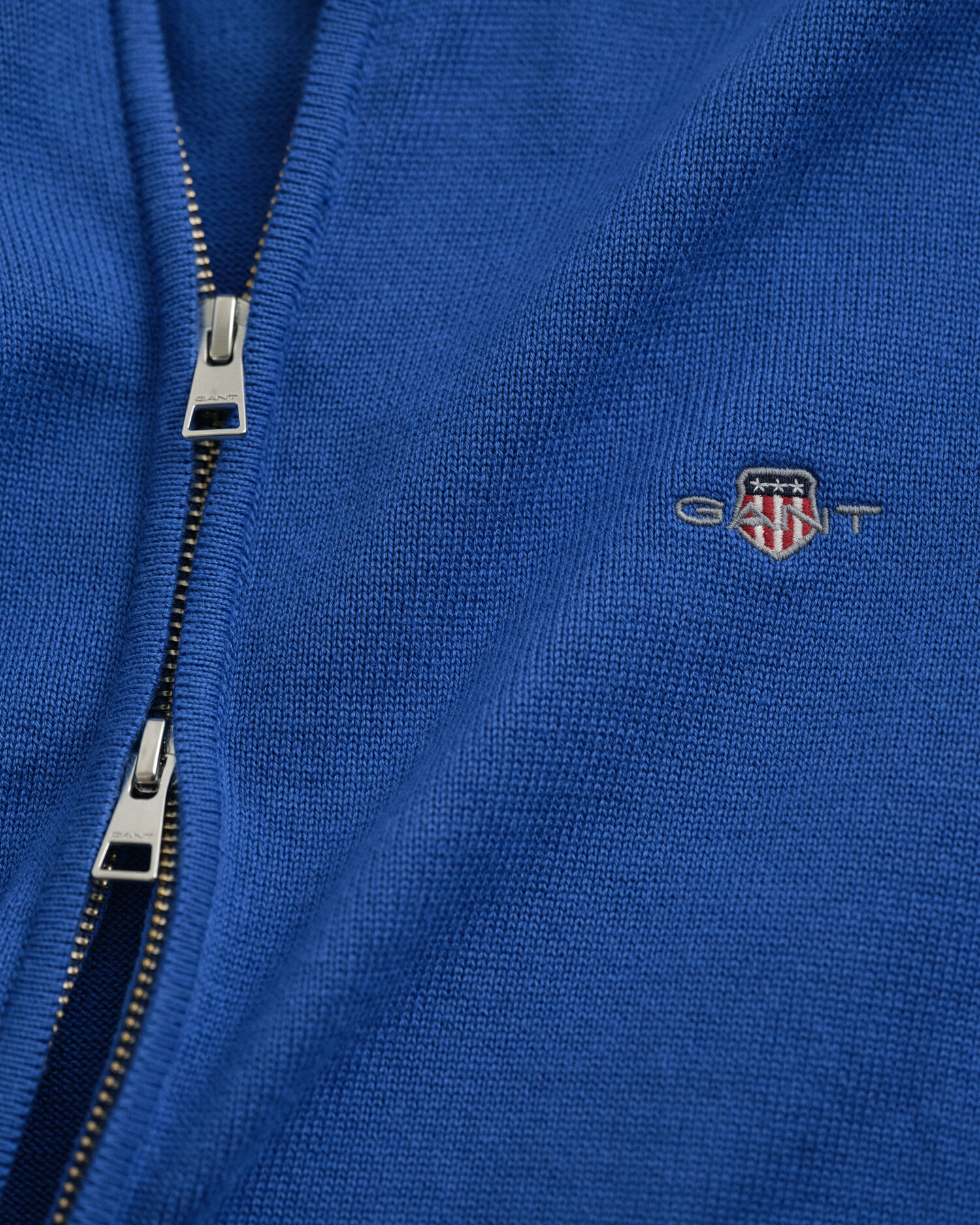 Casual Cotton Zip Cardigan