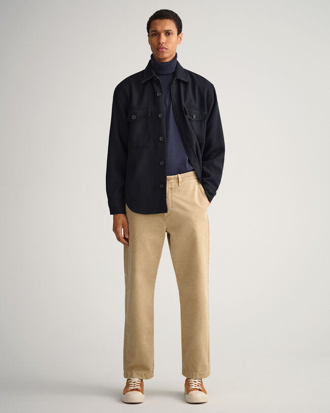 Rollkragenpullover aus Baumwoll-Kaschmir-Mischung