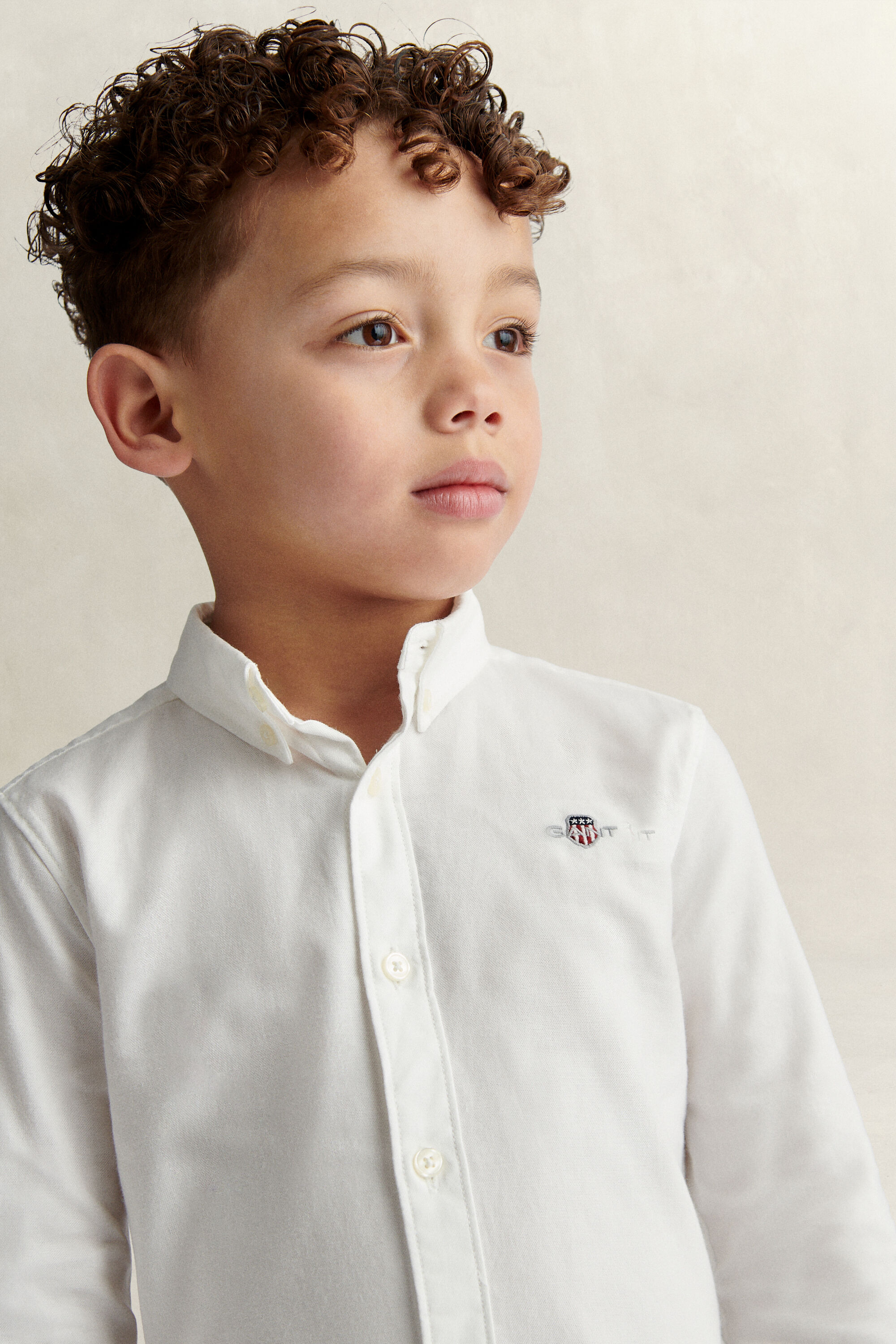 Chemise en coton Oxford Shield Garçon