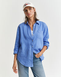 Relaxed Fit Leinen Bluse
