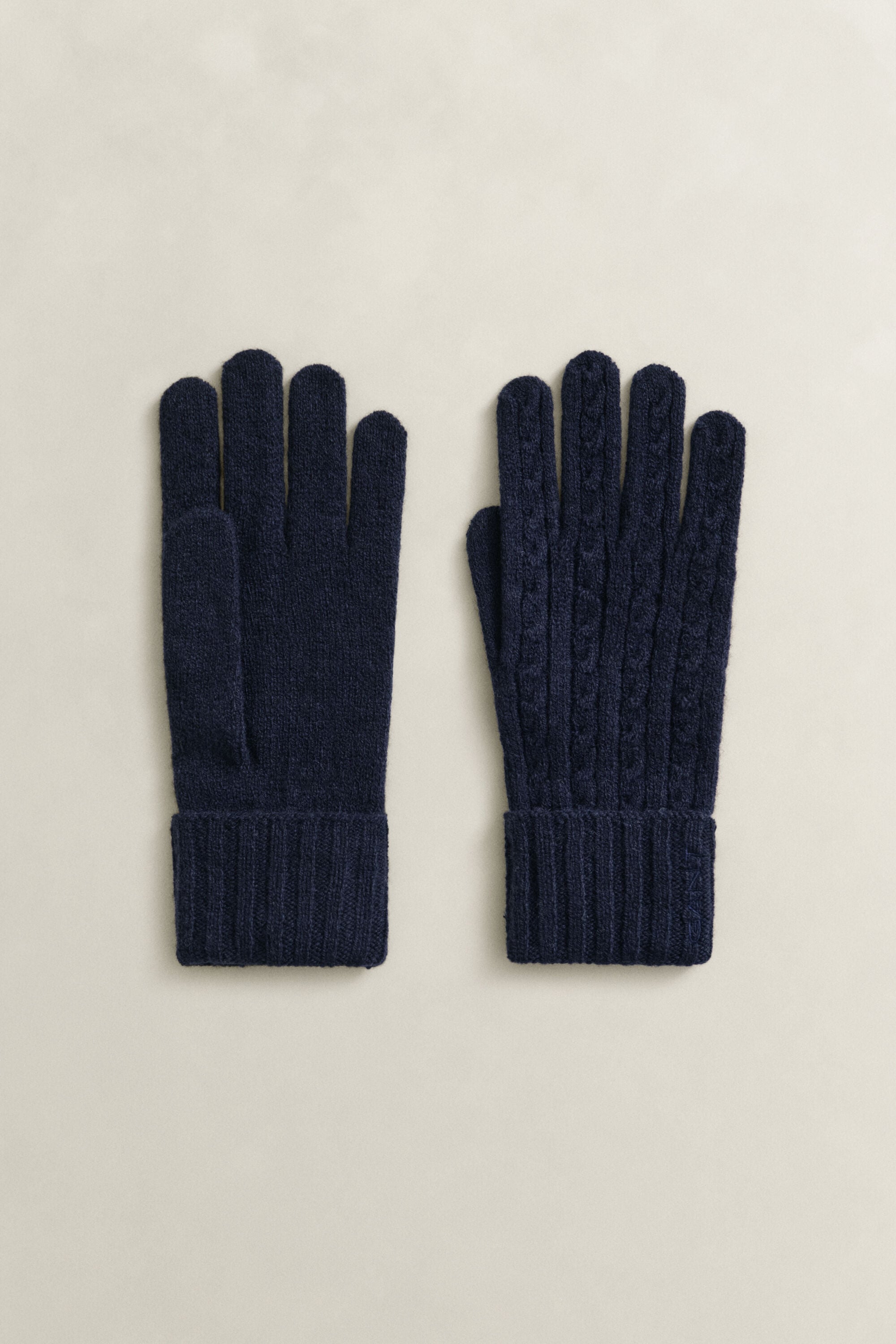 Zopfstrick Handschuhe aus Wolle