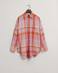 Oversized Madras Bluse