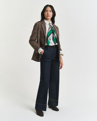 Relaxed Fit Classic Oxford-Bluse mit Streifen