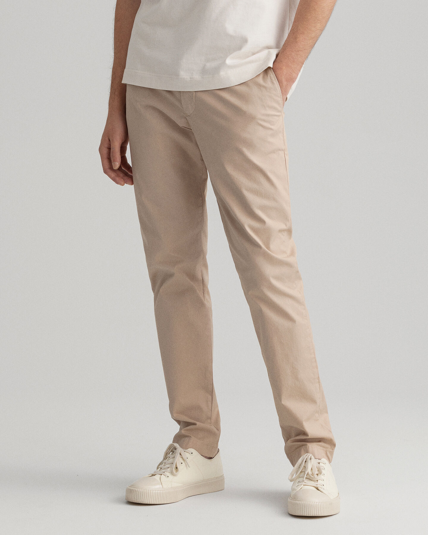 Hallden Slim Fit Sunfaded Chinohose