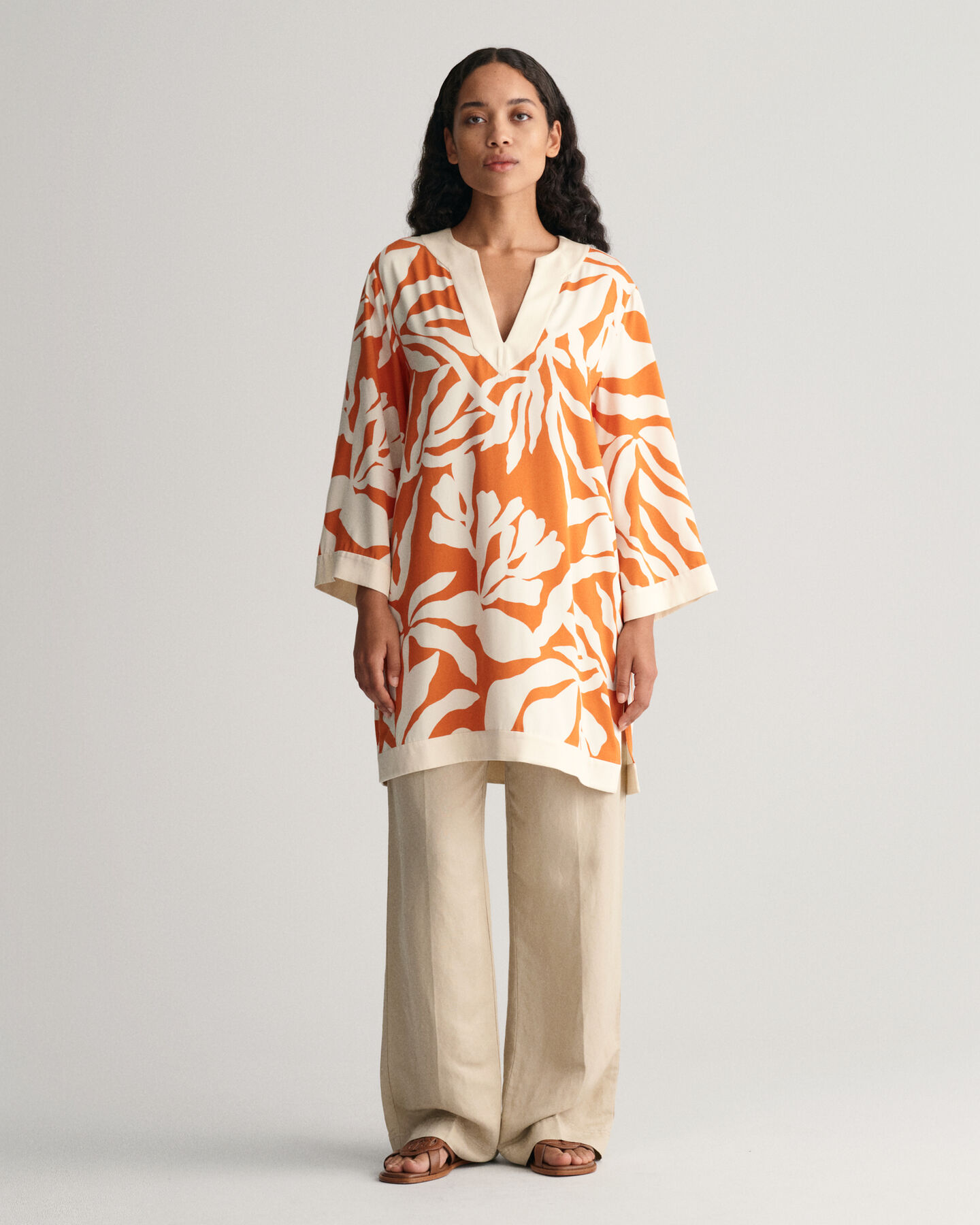 Palm Print Kaftan