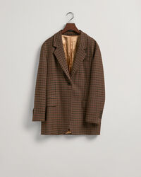 Oversized Blazer mit Karomuster