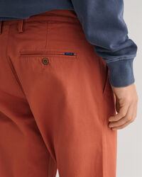 Hallden Slim Fit Twill Chinohose