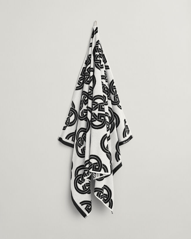 Monogram Strandtuch mit Print