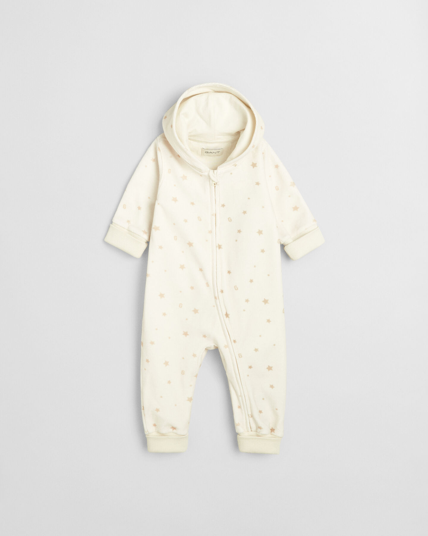Baby Velours Strampler mit Print