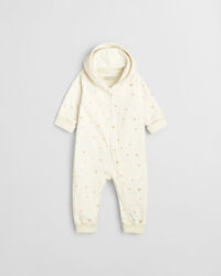 Baby Velours Strampler mit Print