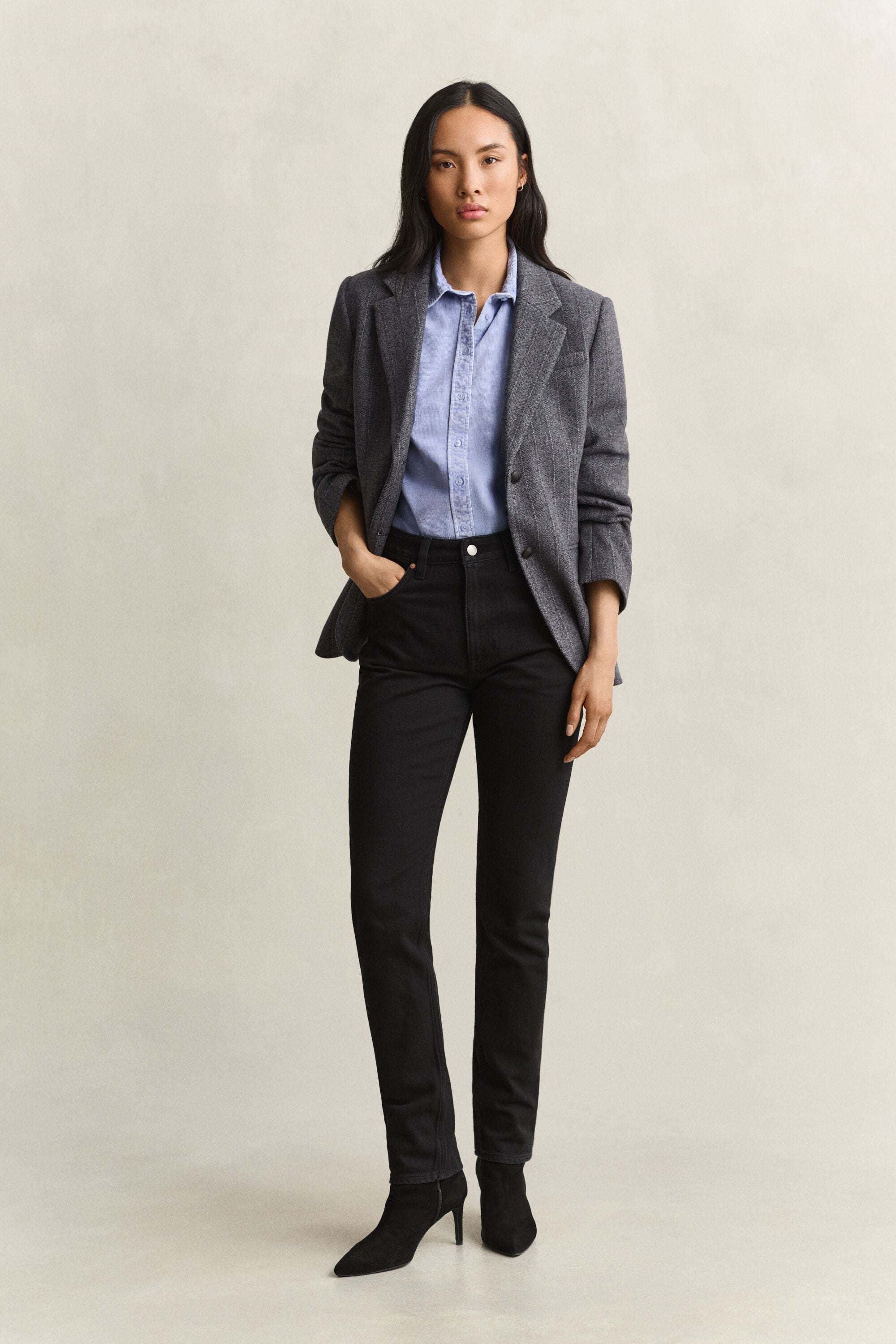 Camicia in velluto a coste regular