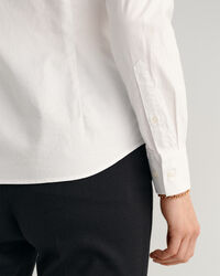 Stretch Oxford-Bluse