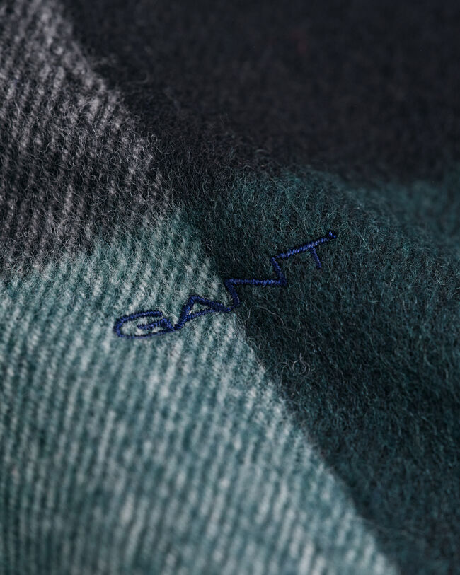 Karierter Schal aus Merinowolle