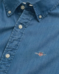 Slim Fit Indigo Hemd