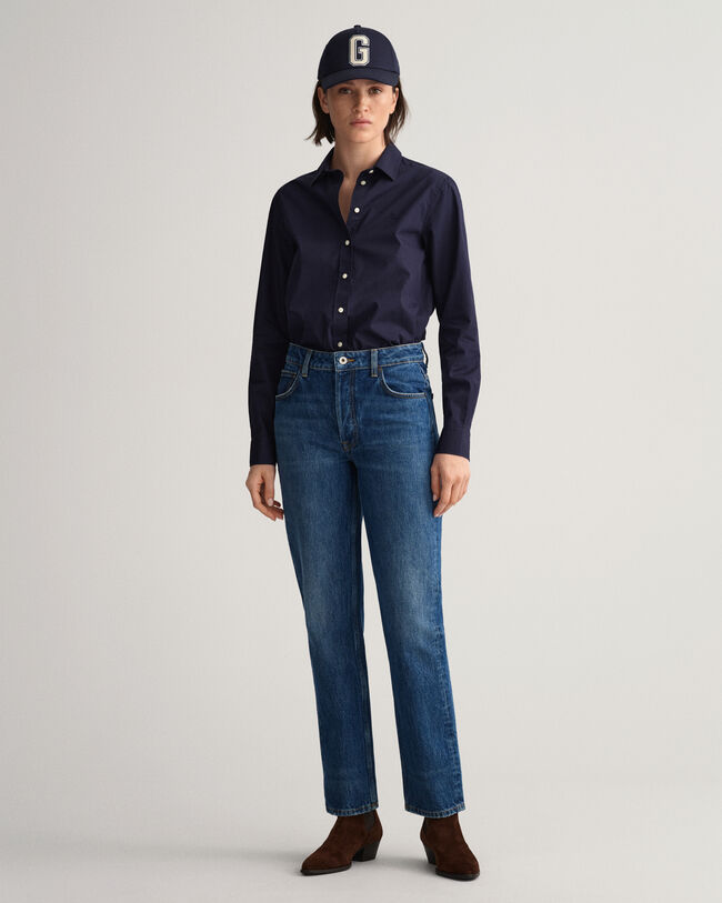 Regular Fit Broadcloth Bluse