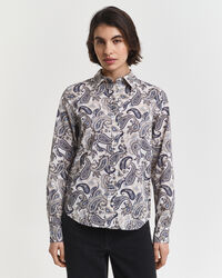 Paisley Bluse aus Baumwoll-Voile