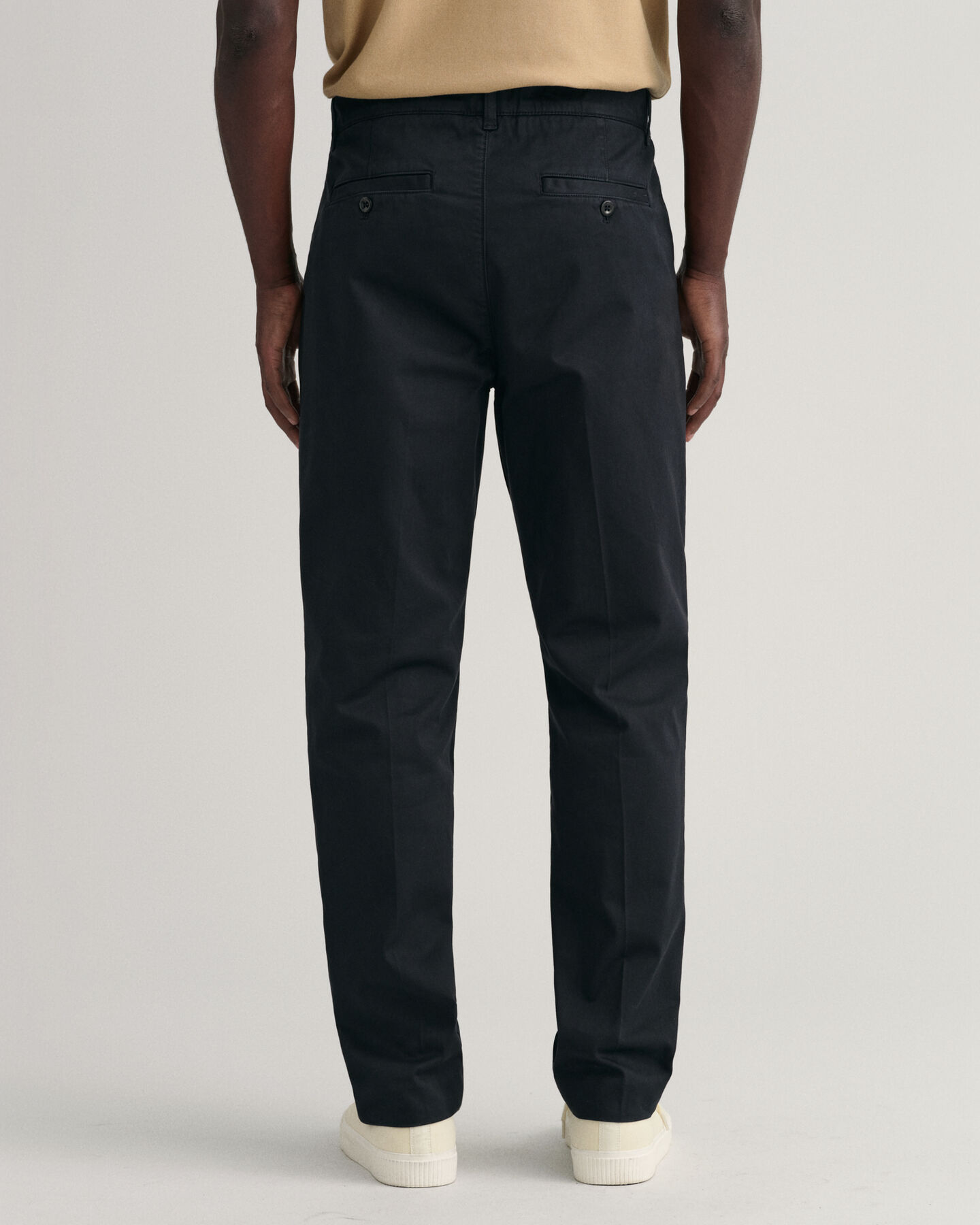 Tapered Bundfaltenhose